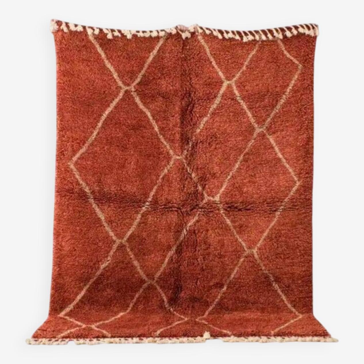 Ręcznie tkany dywan 200x300 cm, wełna, multikolor, Maroko - 198431