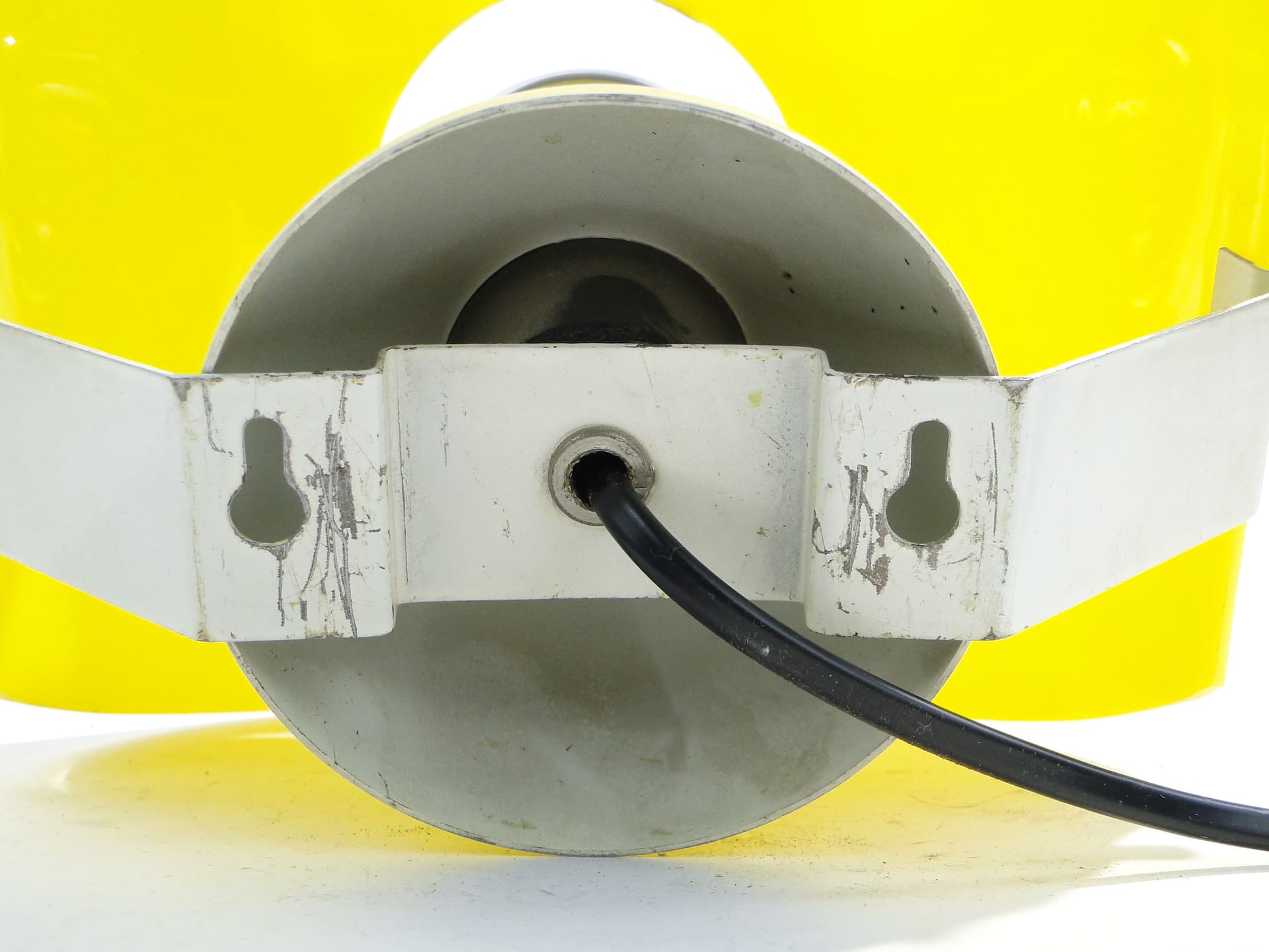 Wall sconce Space Age, yellow, plastic metal, Polam, Poland, 1960s. - 1410