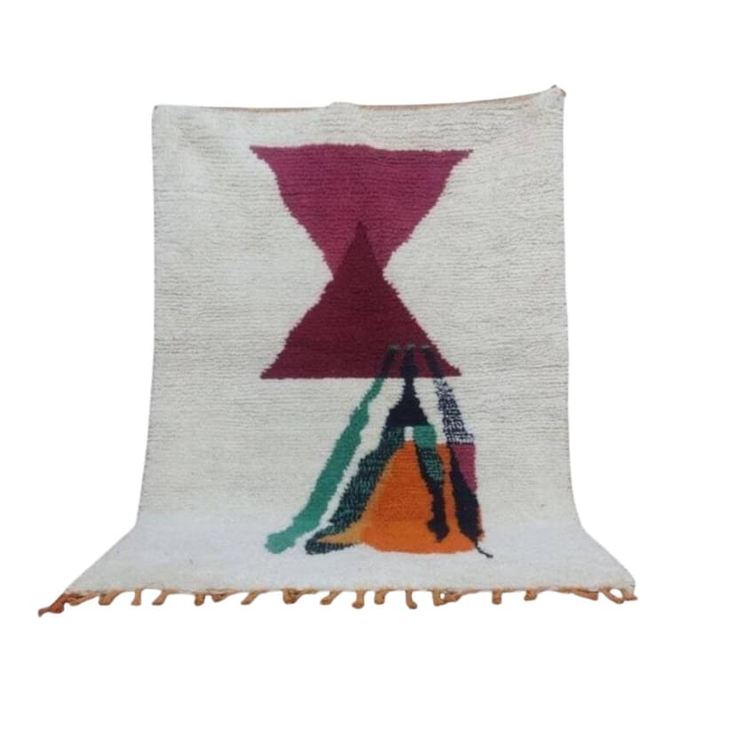 Ręcznie tkany dywan 270x170 cm, wełna, multikolor, Maroko