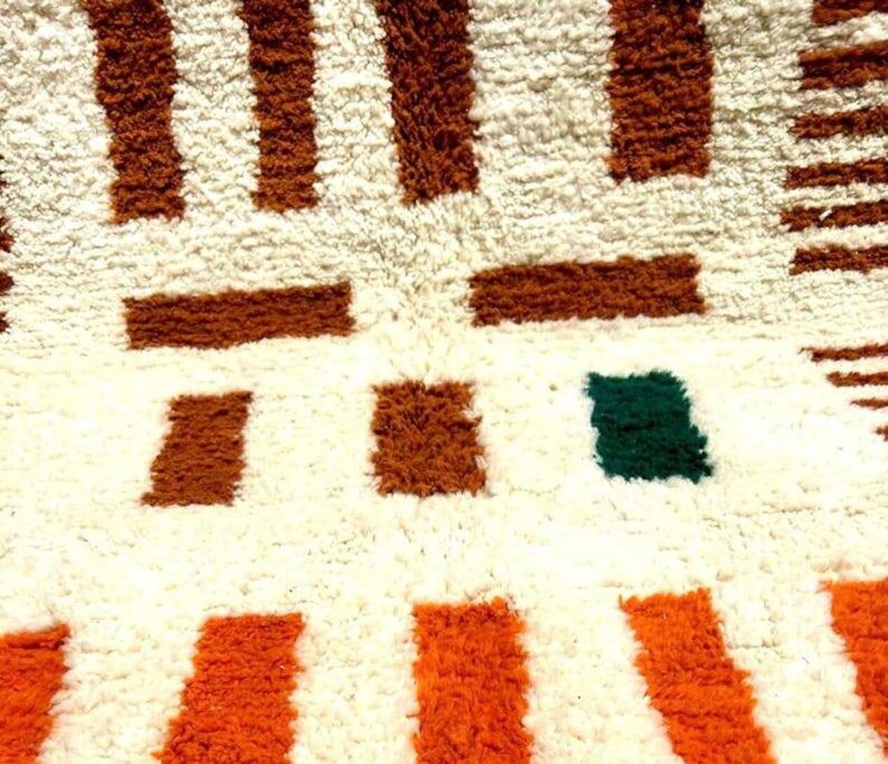 Handwoven rug 150x300 cm, wool, multicolour, Morocco - 200384