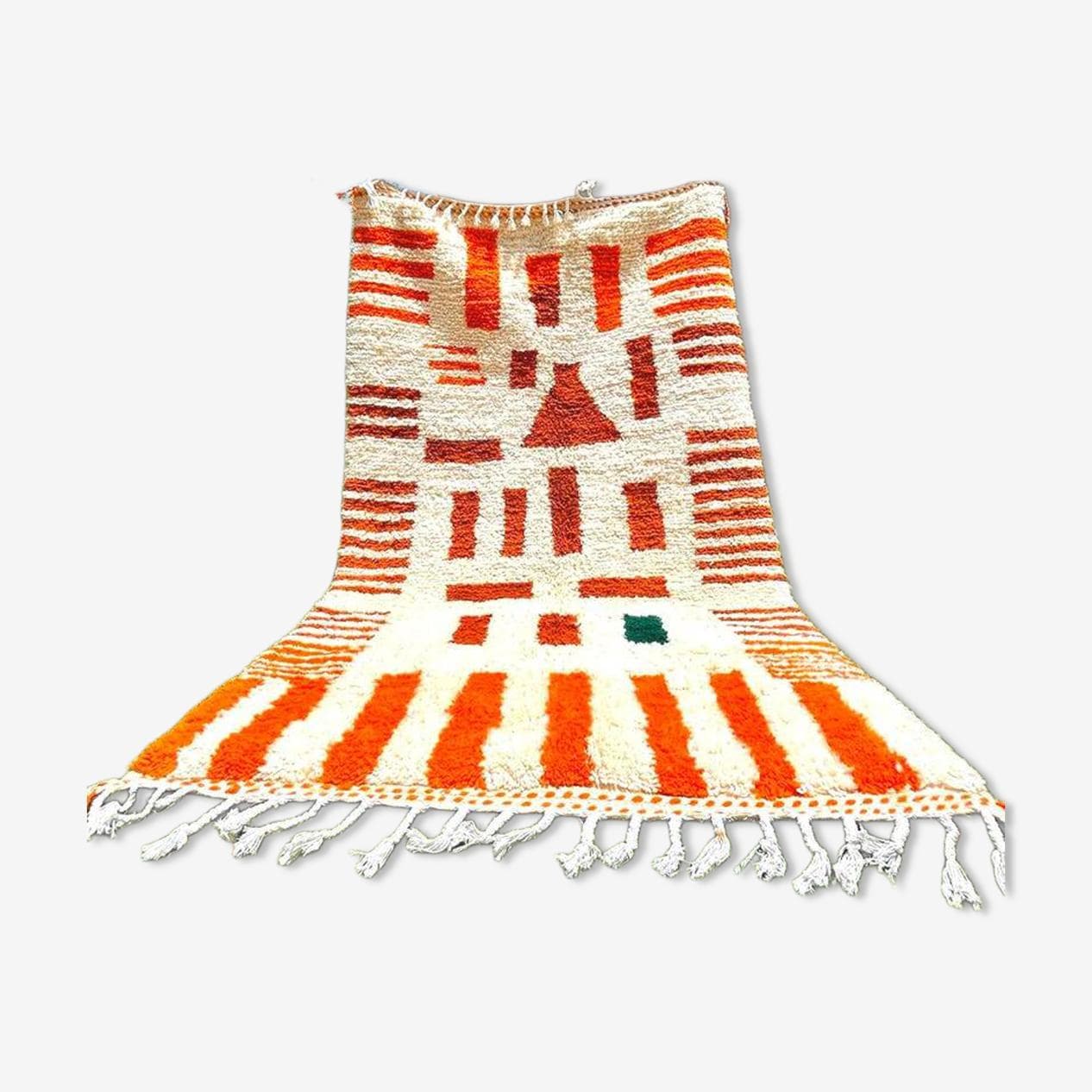 Handwoven rug 150x300 cm, wool, multicolour, Morocco - 200381