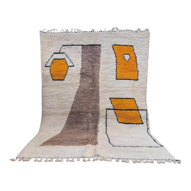 Ręcznie tkany dywan 200x300 cm, wełna, multikolor, Maroko - WYMIARY