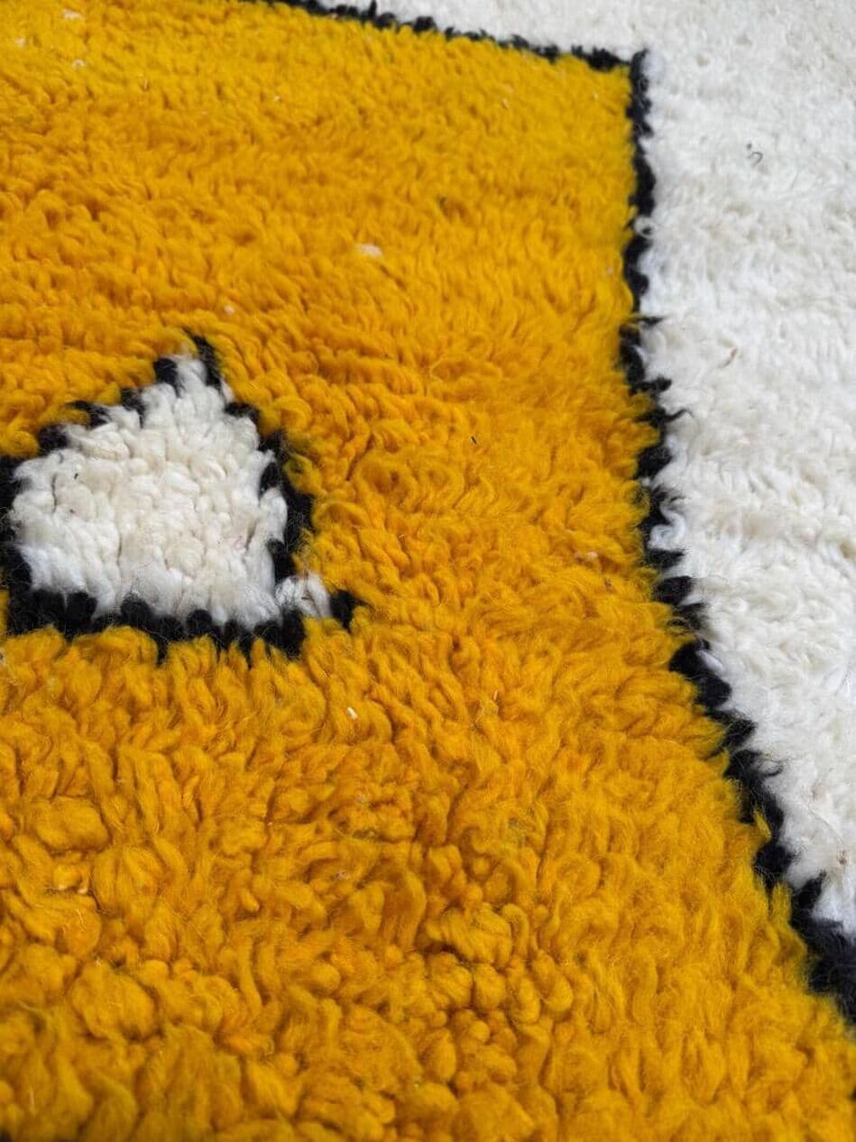 Ręcznie tkany dywan 200x300 cm, wełna, multikolor, Maroko - 201080