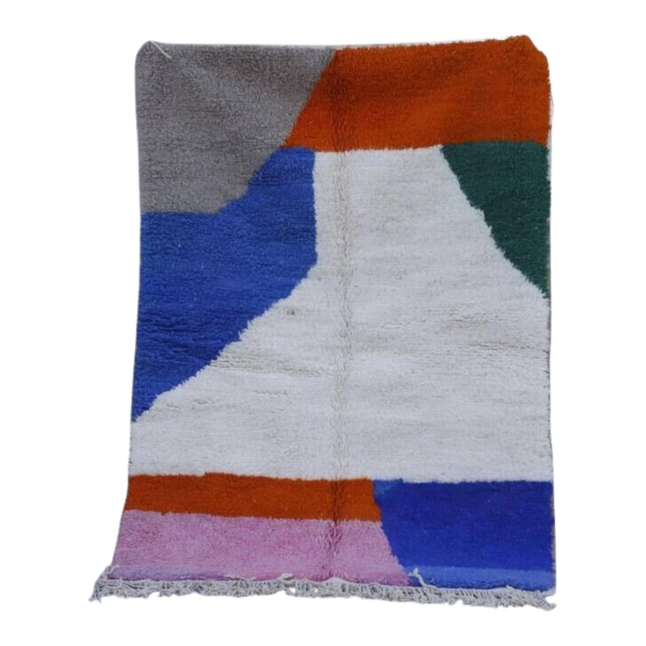 Ręcznie tkany dywan 150x250 cm, wełna, multikolor, Maroko