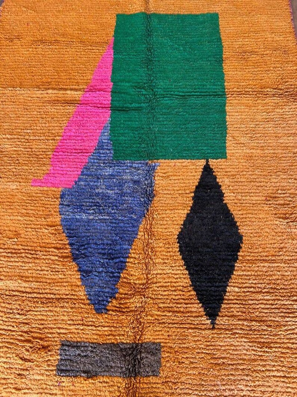 Ręcznie tkany dywan 200x300 cm, wełna, wielokolorowy, Maroko - 200910