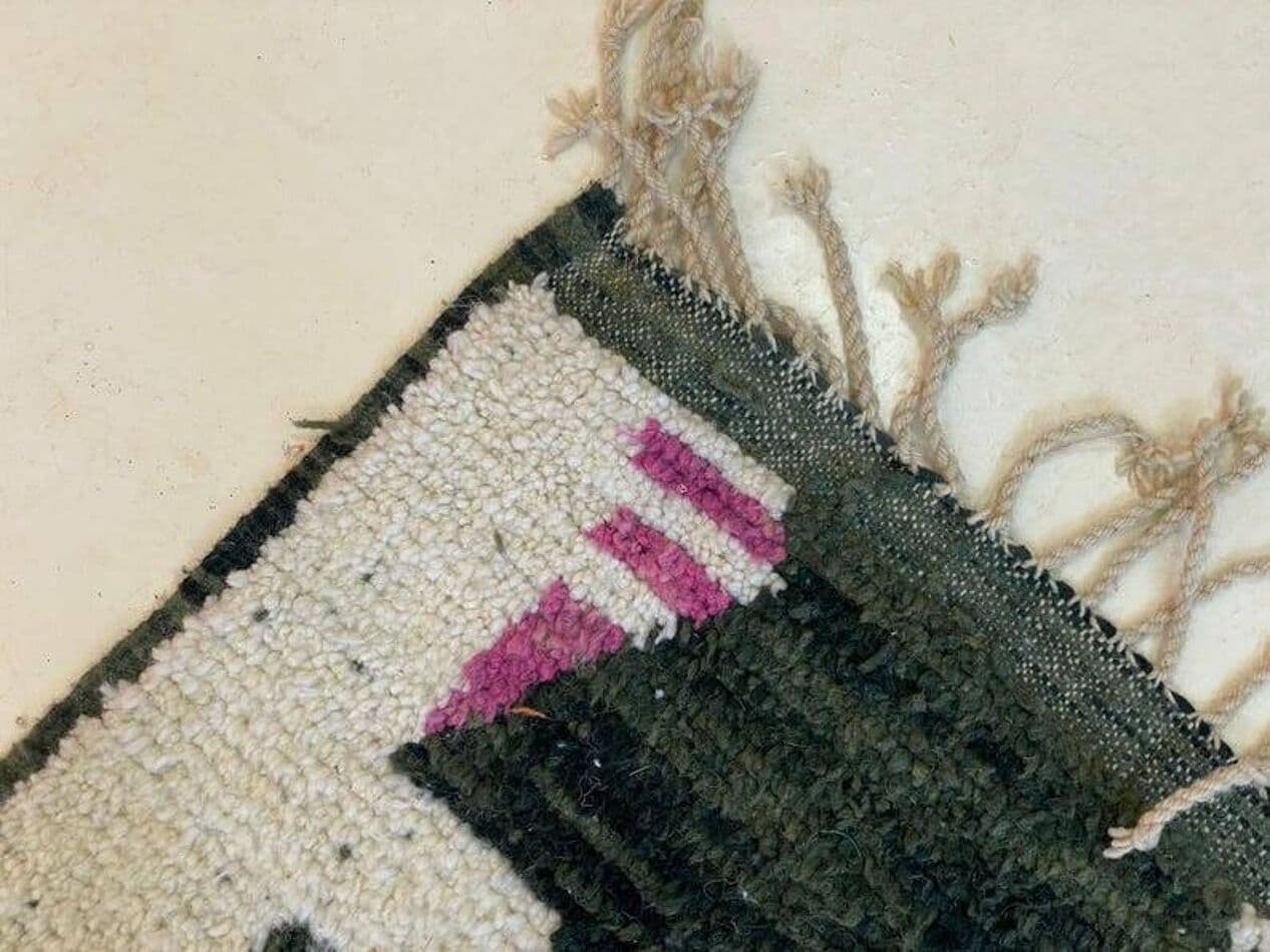 Ręcznie tkany dywan 250x150 cm, wełna, multikolor, Maroko - 200865