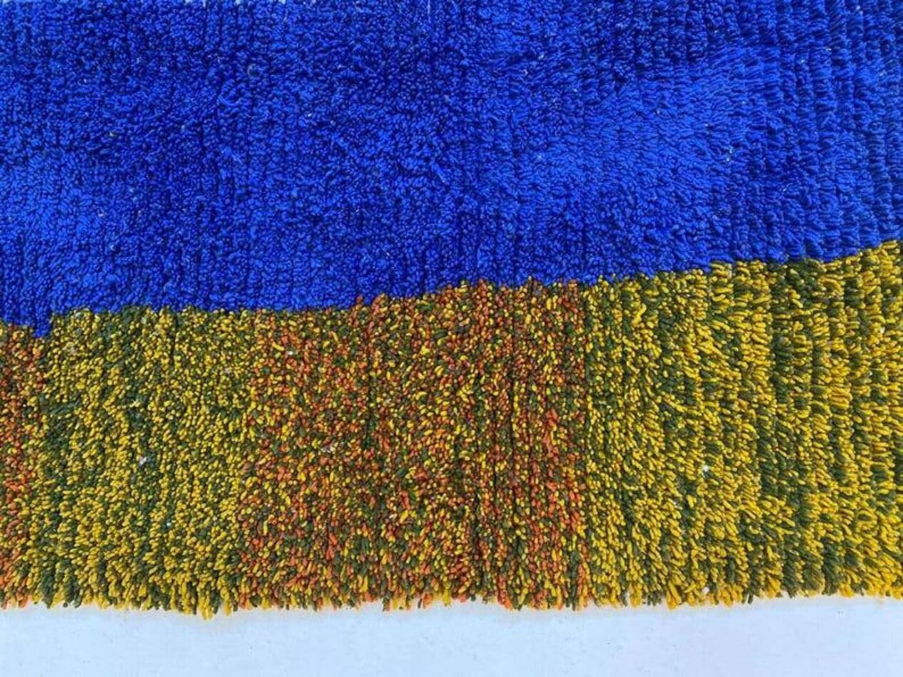 Ręcznie tkany dywan 250x150 cm, wełna, multikolor, Maroko - 200752