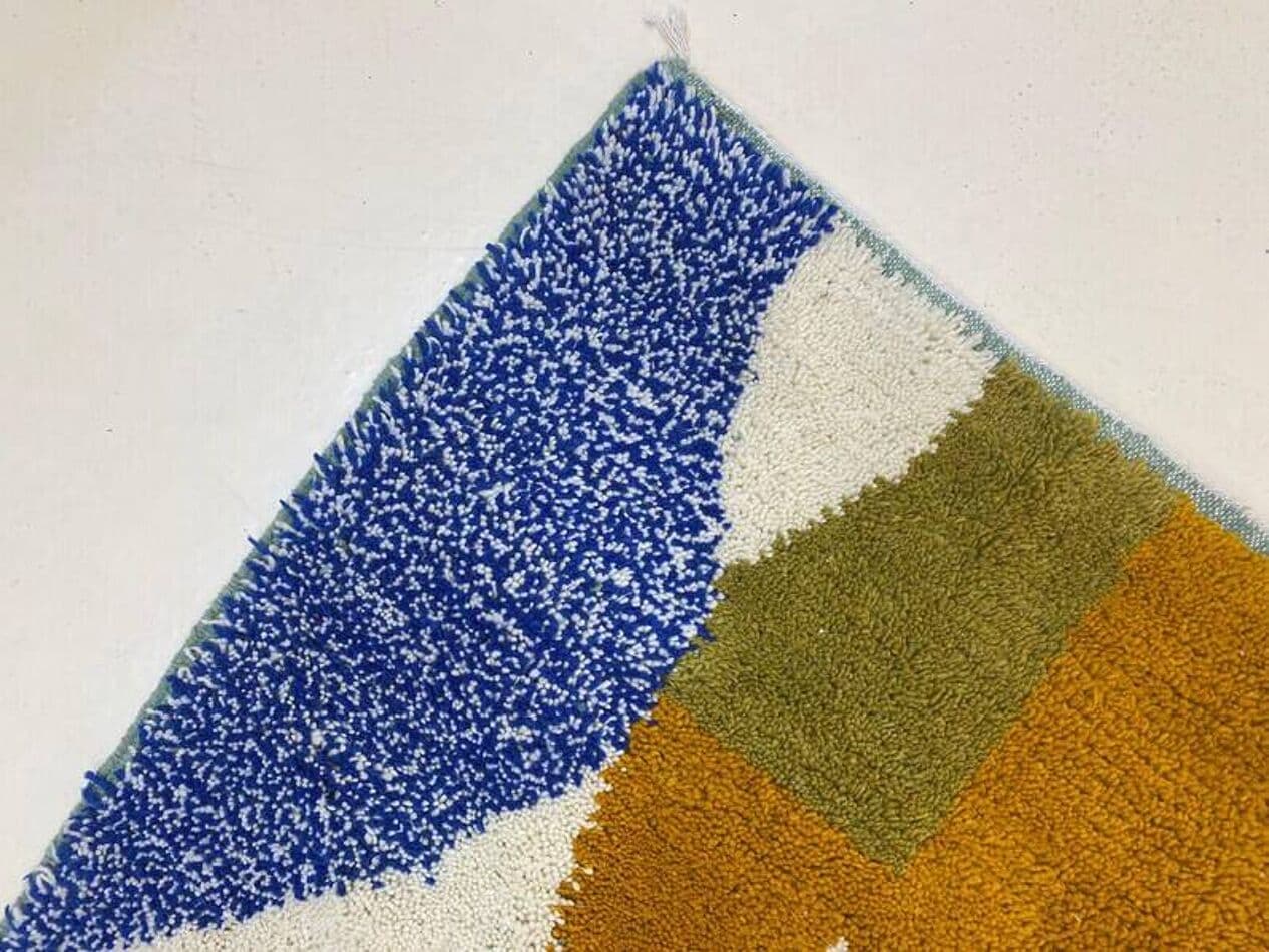 Ręcznie tkany dywan 250x150 cm, wełna, multikolor, Maroko - 200737