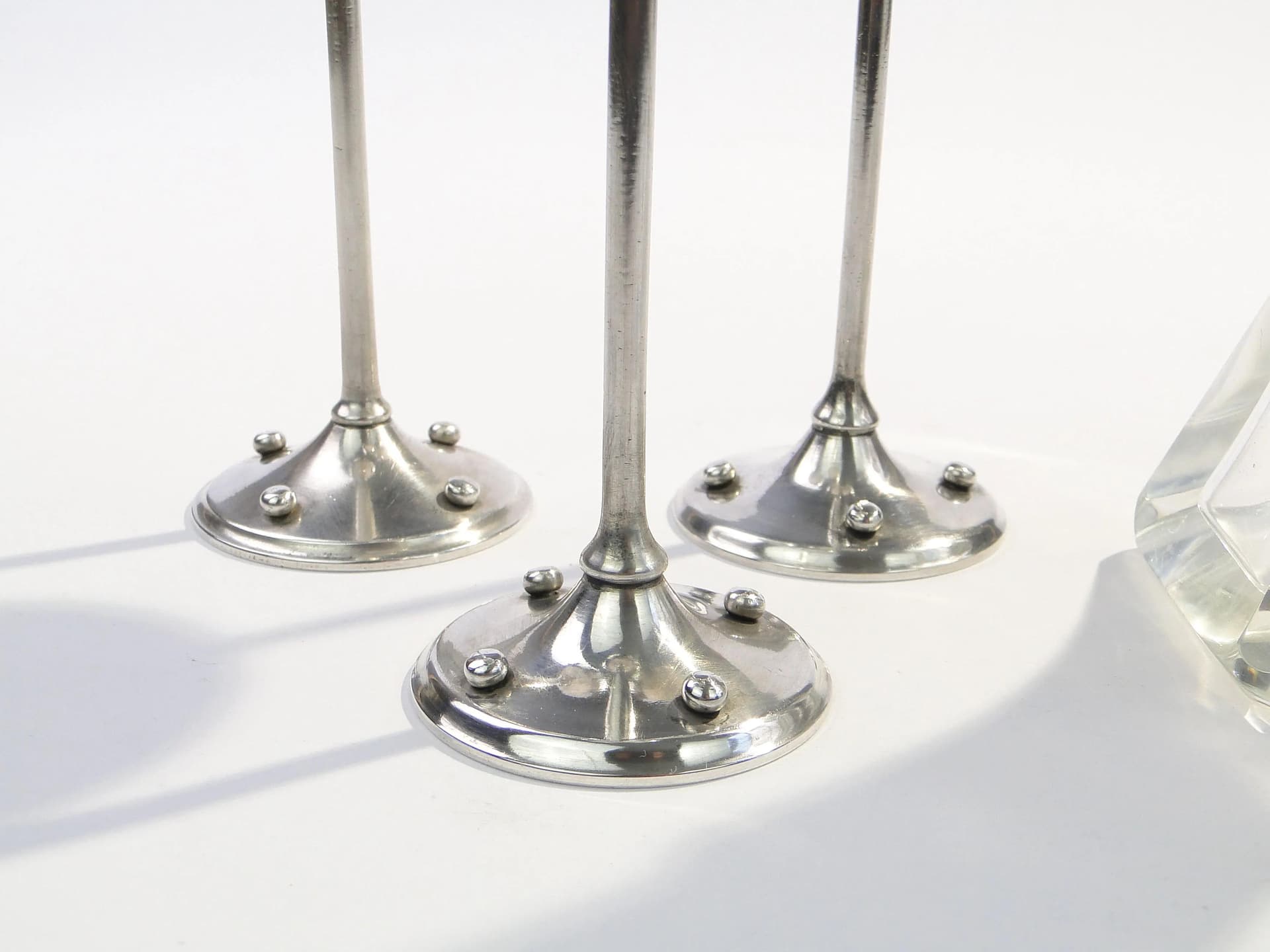 Liqueur set Art Deco, silver, crystal, silver, Germany, 1920s - 14052