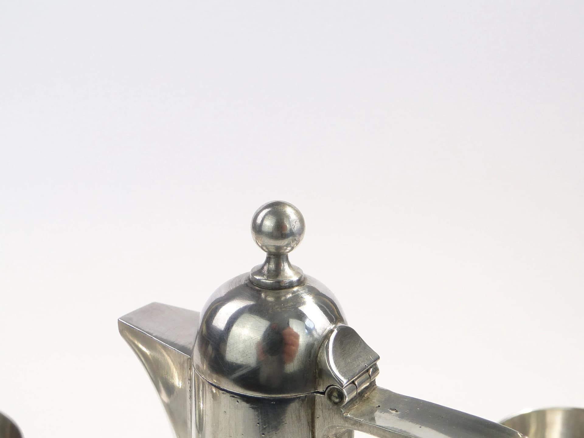 Liqueur set Art Deco, silver, crystal, silver, Germany, 1920s - 14056