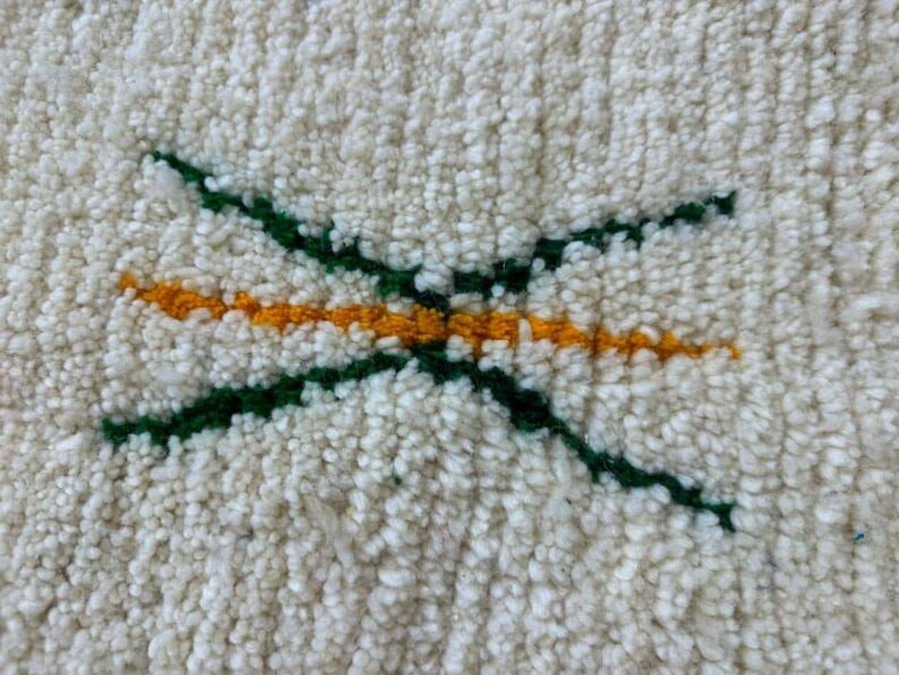 Ręcznie tkany dywan 250x150 cm, wełna, multikolor, Maroko - 200715