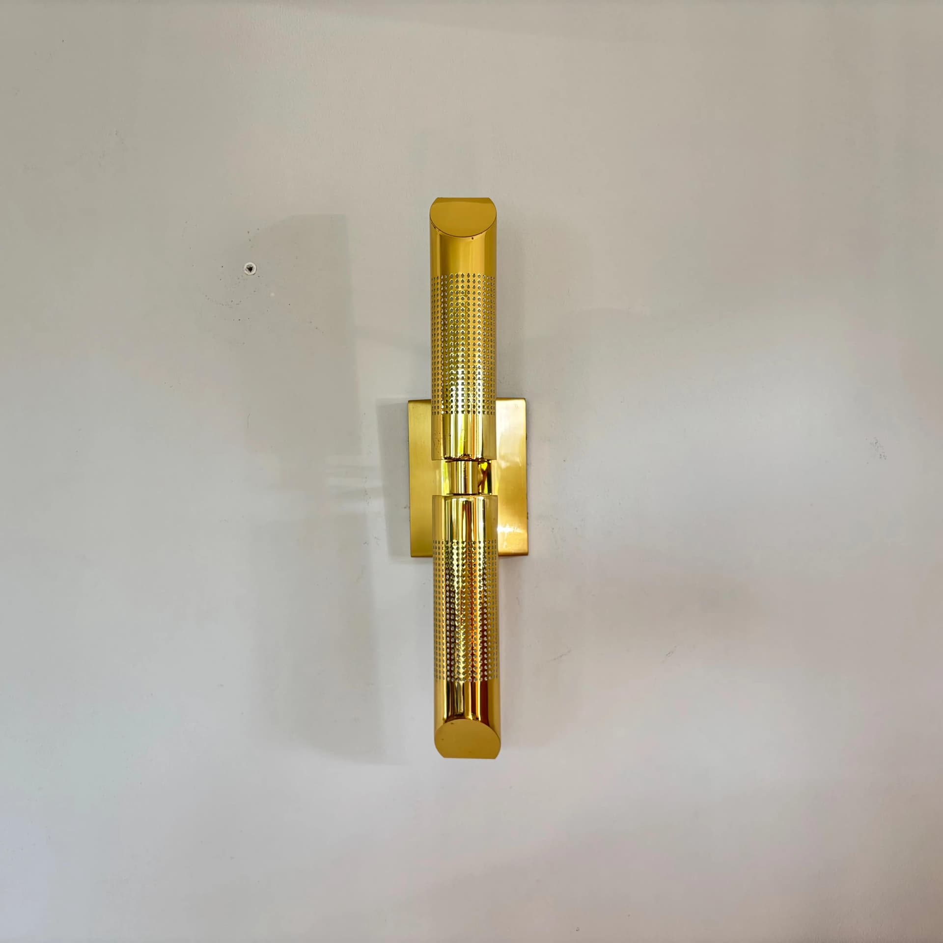 Kinkiet, złoty, mosiądz, Niemcy, lata 80. - 14128