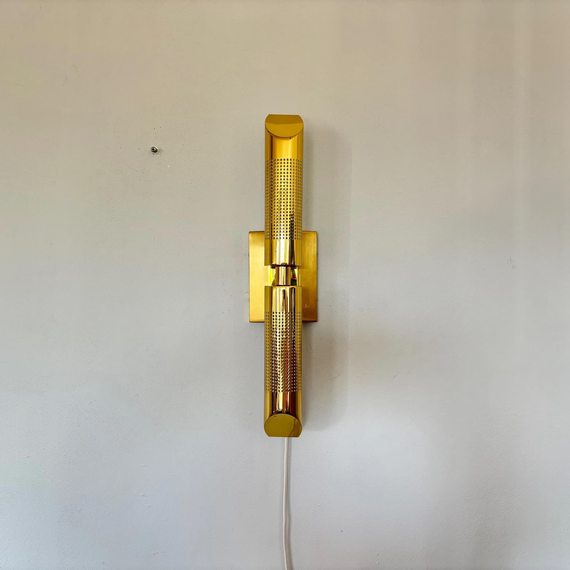 Kinkiet, złoty, mosiądz, Niemcy, lata 80. - 14132