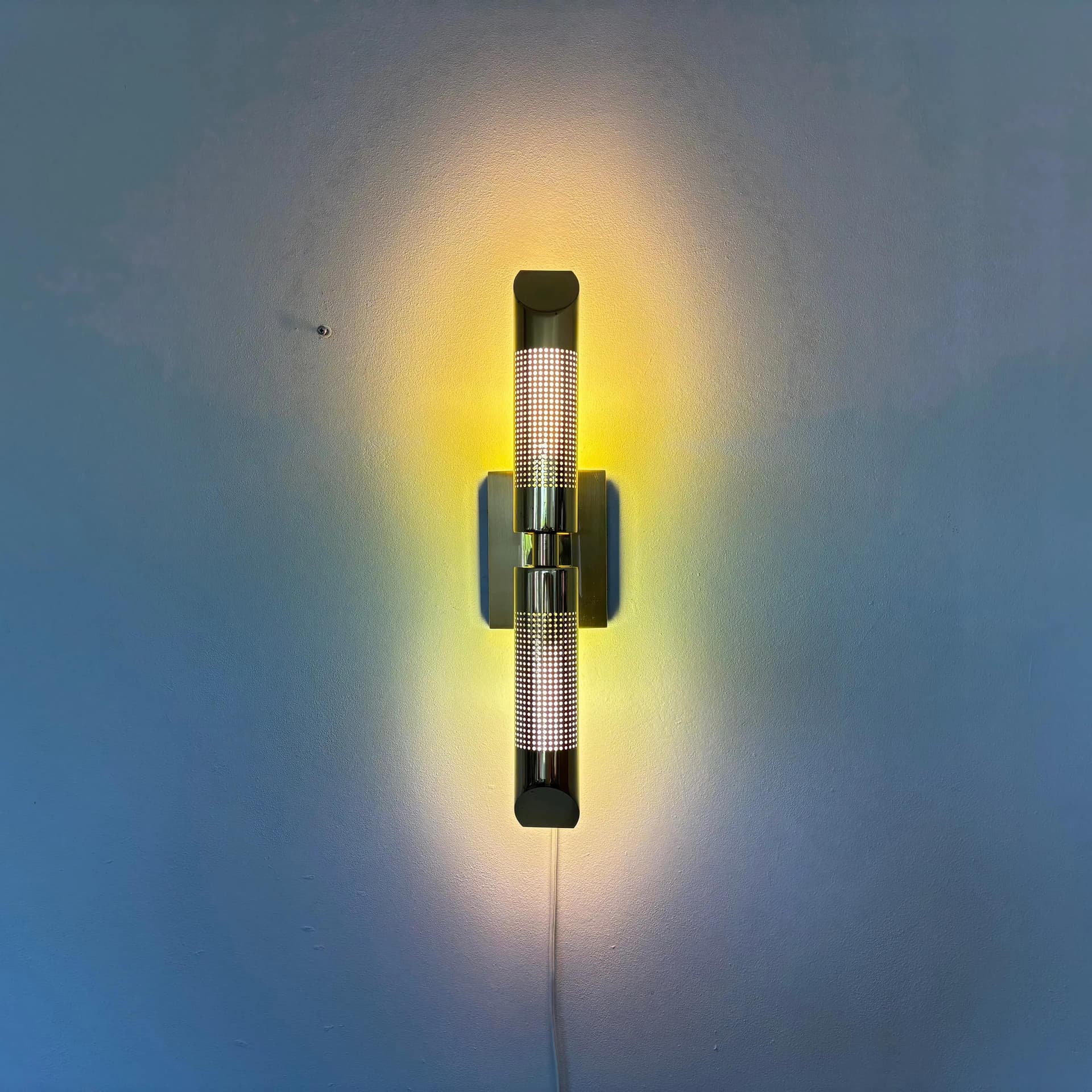 Kinkiet, złoty, mosiądz, Niemcy, lata 80. - 14131