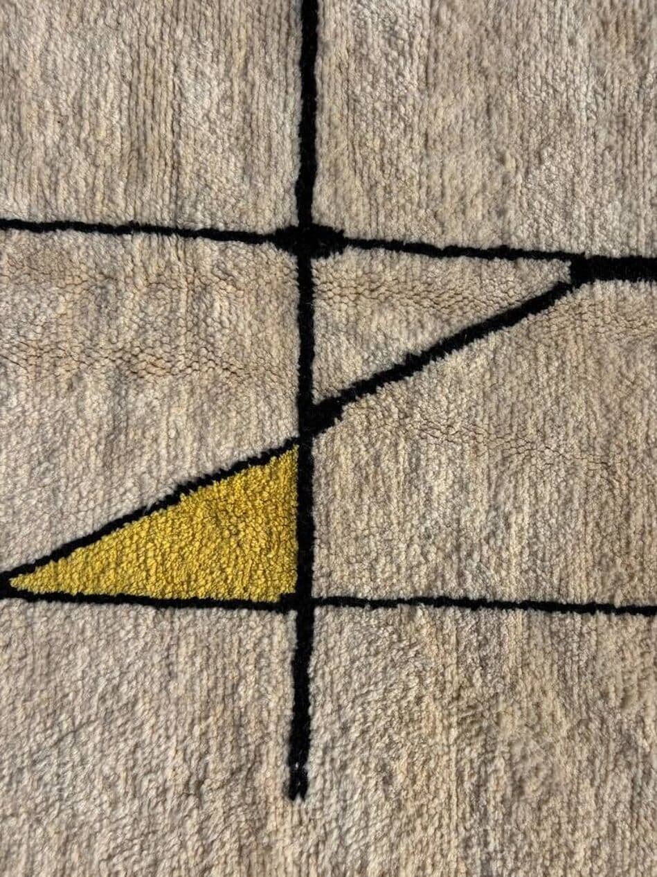 Ręcznie tkany dywan 250x150 cm, wełna, multikolor, Maroko - 201709