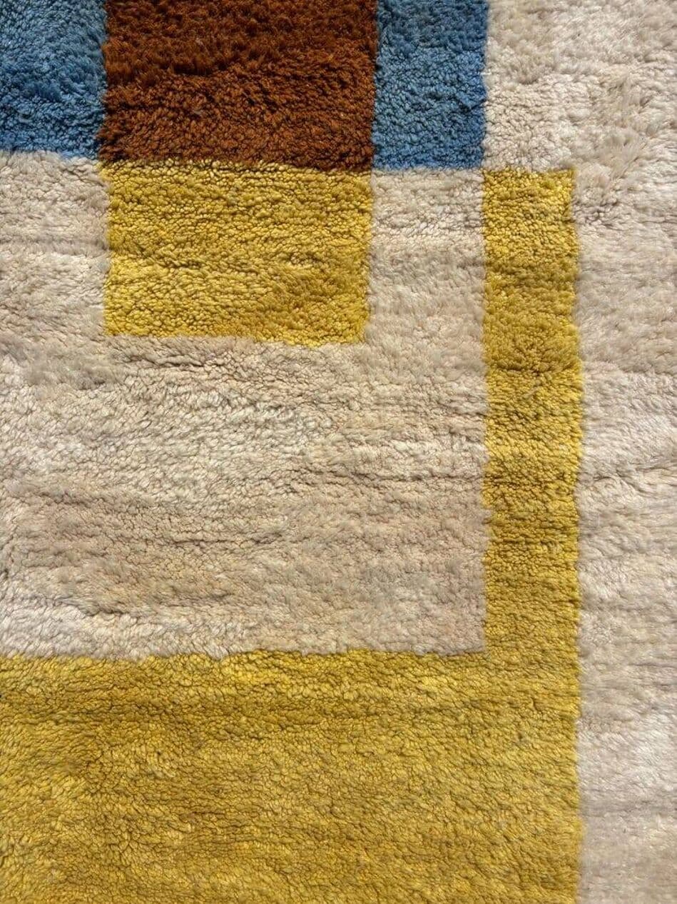 Ręcznie tkany dywan 200x300 cm, wełna, multikolor, Maroko - 201691