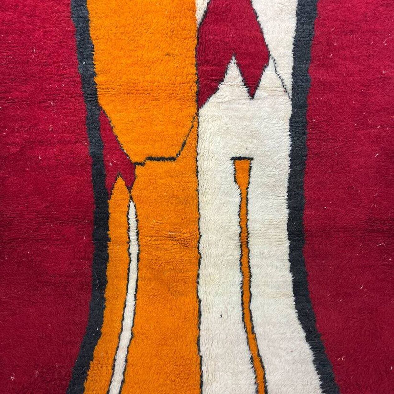 Ręcznie tkany dywan 300x200 cm, wełna, multikolor, Maroko - 201388