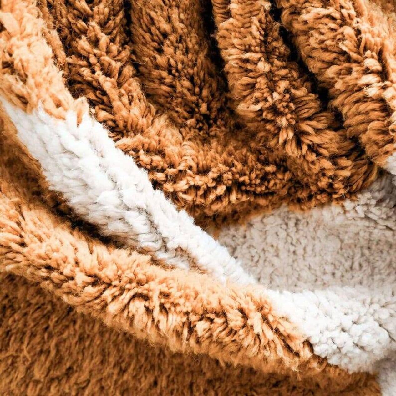 Handwoven rug 200x300 cm, wool, brown, beige, Morocco - 201307