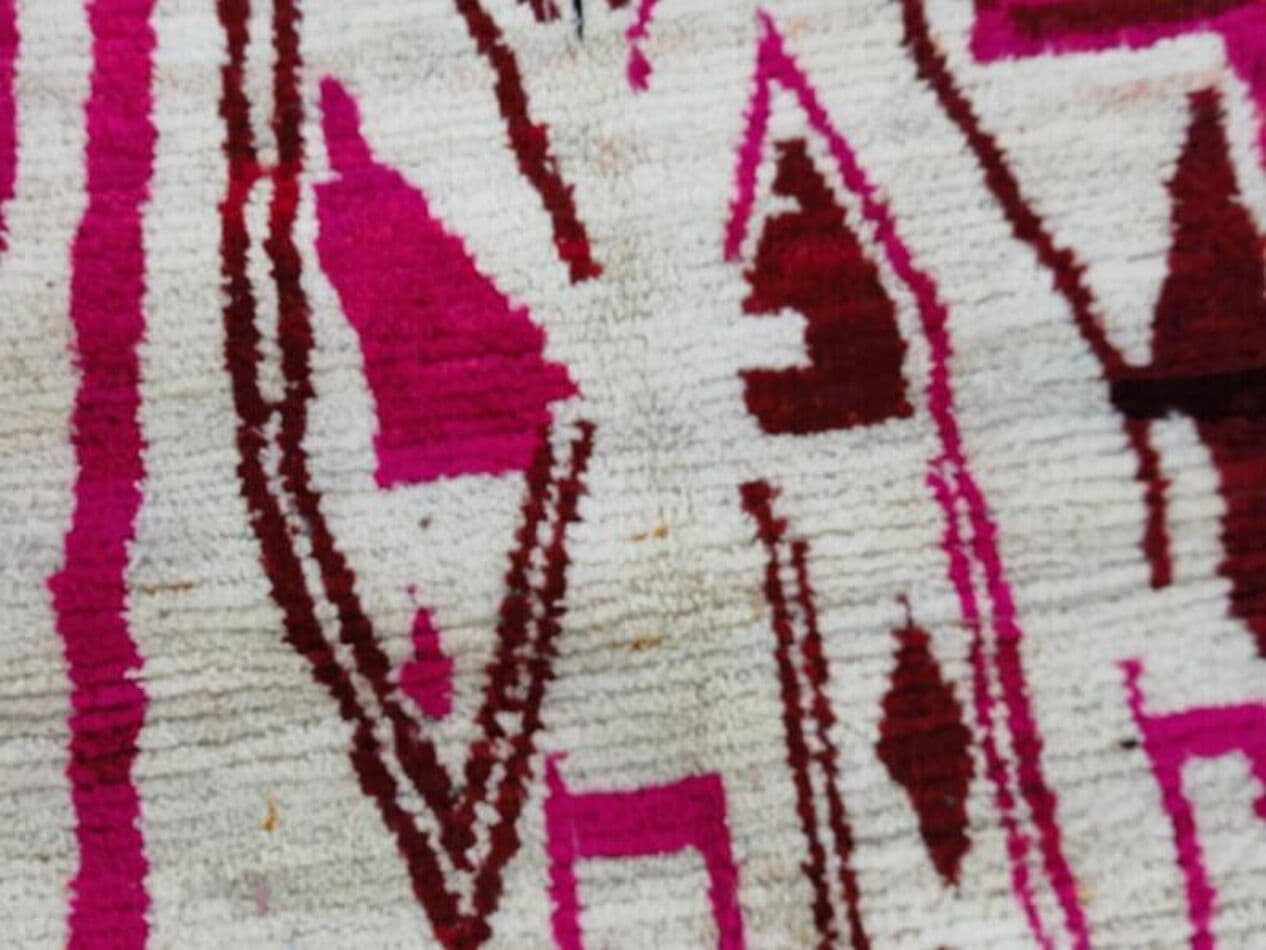 Ręcznie tkany dywan 250x150 cm, wełna, multikolor, Maroko - 203085