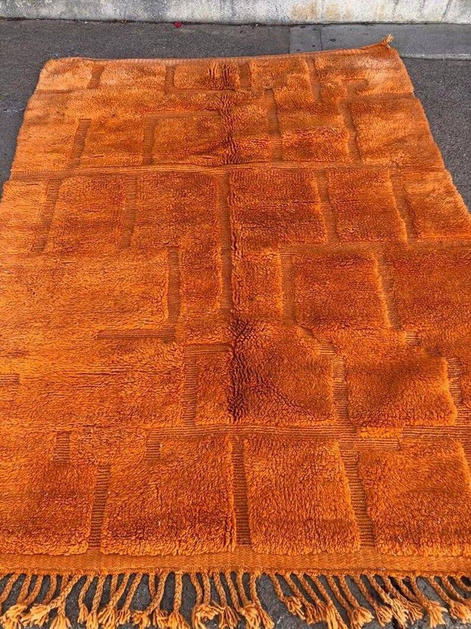 Ręcznie tkany dywan 250x150 cm, wełna, multikolor, Maroko - 202914