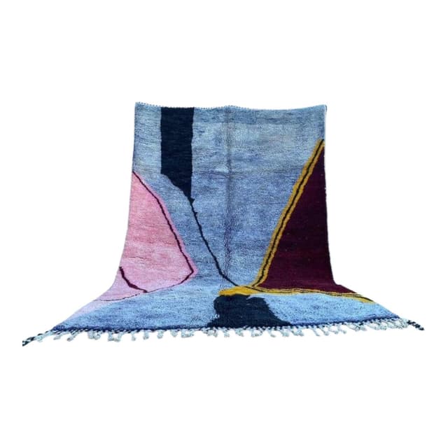 Ręcznie tkany dywan 250x150 cm, wełna, multikolor, Maroko - WYMIARY