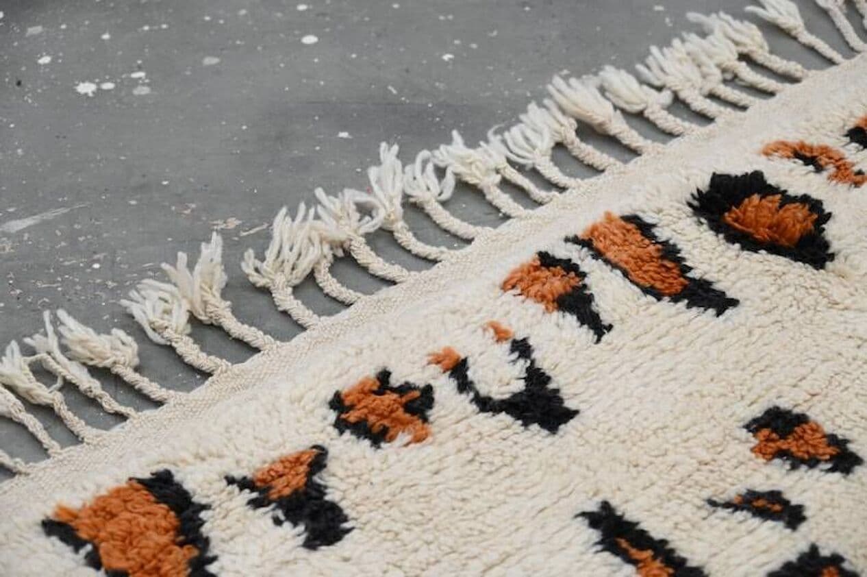 Ręcznie tkany dywan 200x300 cm, wełna, wielokolorowy, Maroko - 202749