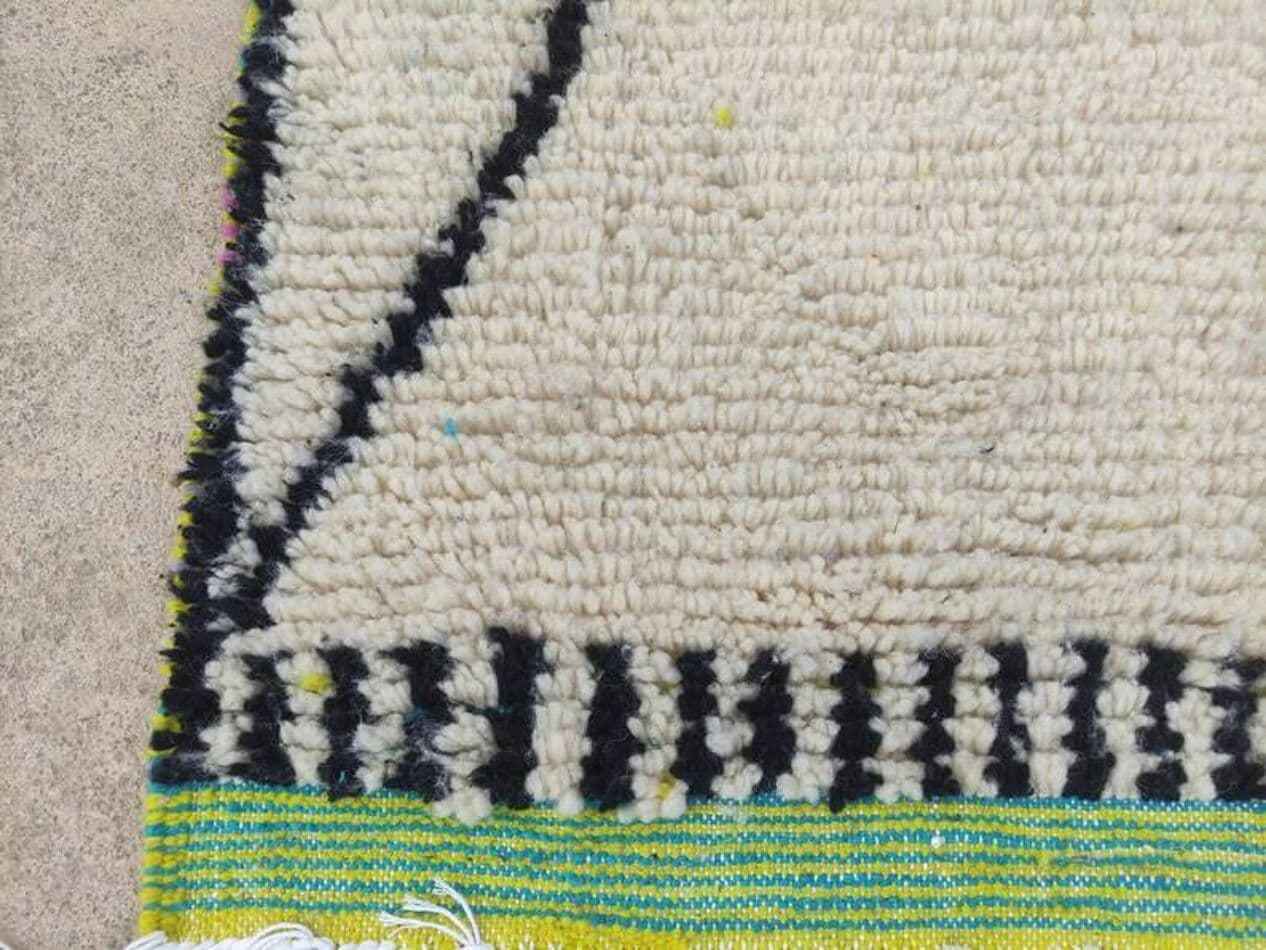 Ręcznie tkany dywan 250x150 cm, wełna, multikolor, Maroko - 202733