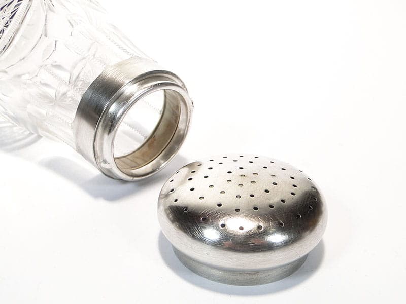 Cukierniczka, transparentny kryształ, srebro, Niemcy, XIX wiek - 201827