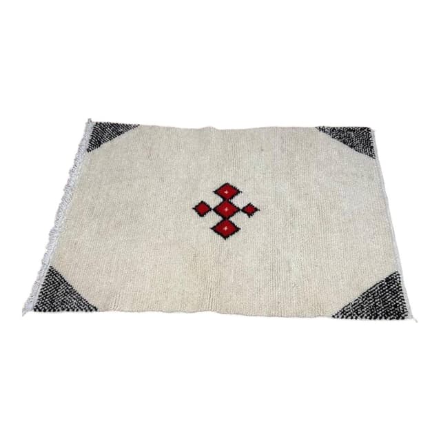 Ręcznie tkany dywan 200x300 cm, wełna, multikolor, Maroko - WYMIARY