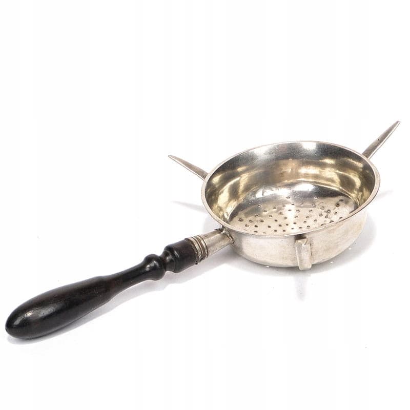 Sitko do herbaty Biedermeier, srebro, Austria, XIX w. - 201848