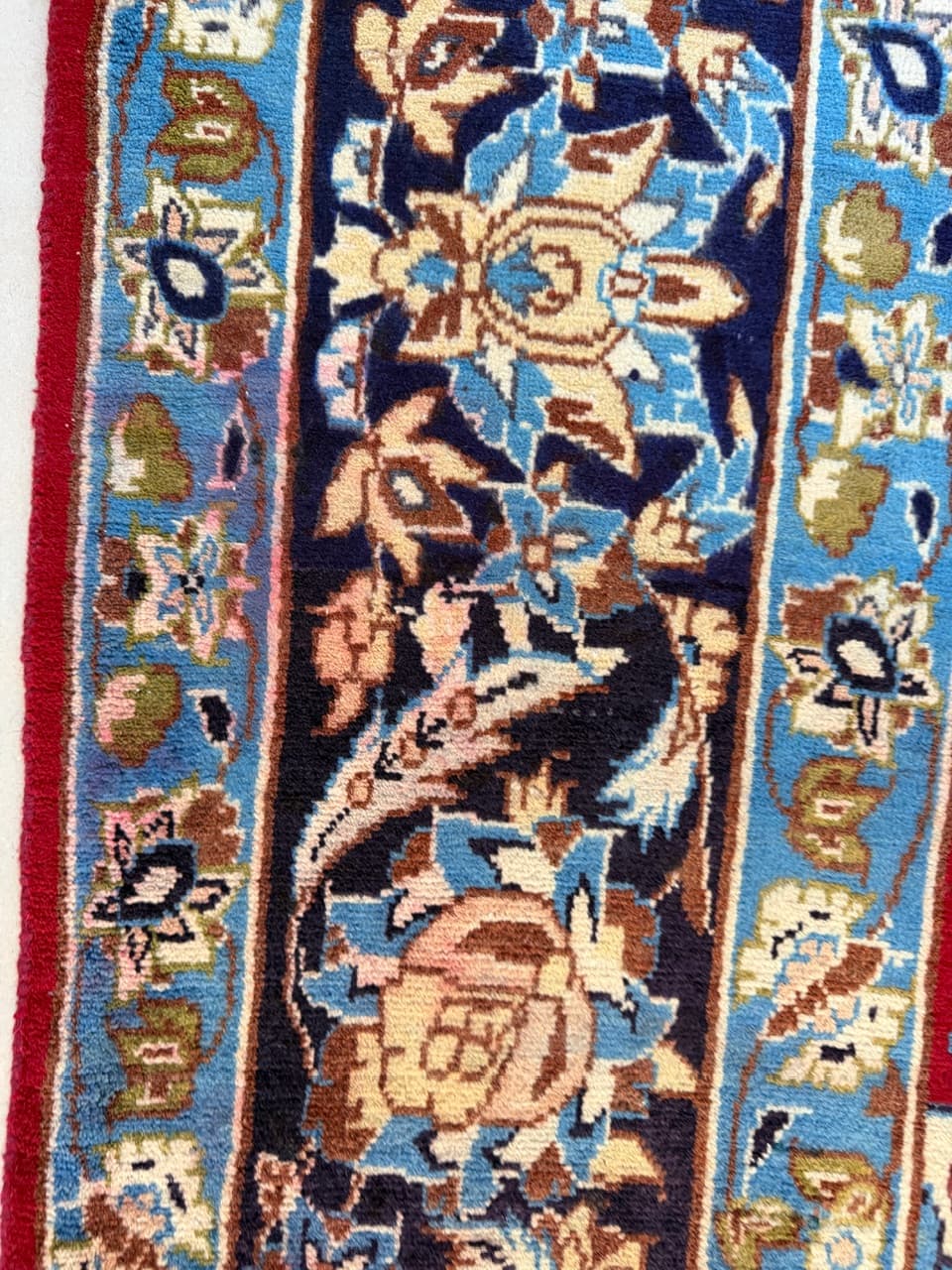 Dywan Keshan 380x235 cm, czerwony, wełna, Iran - 201900