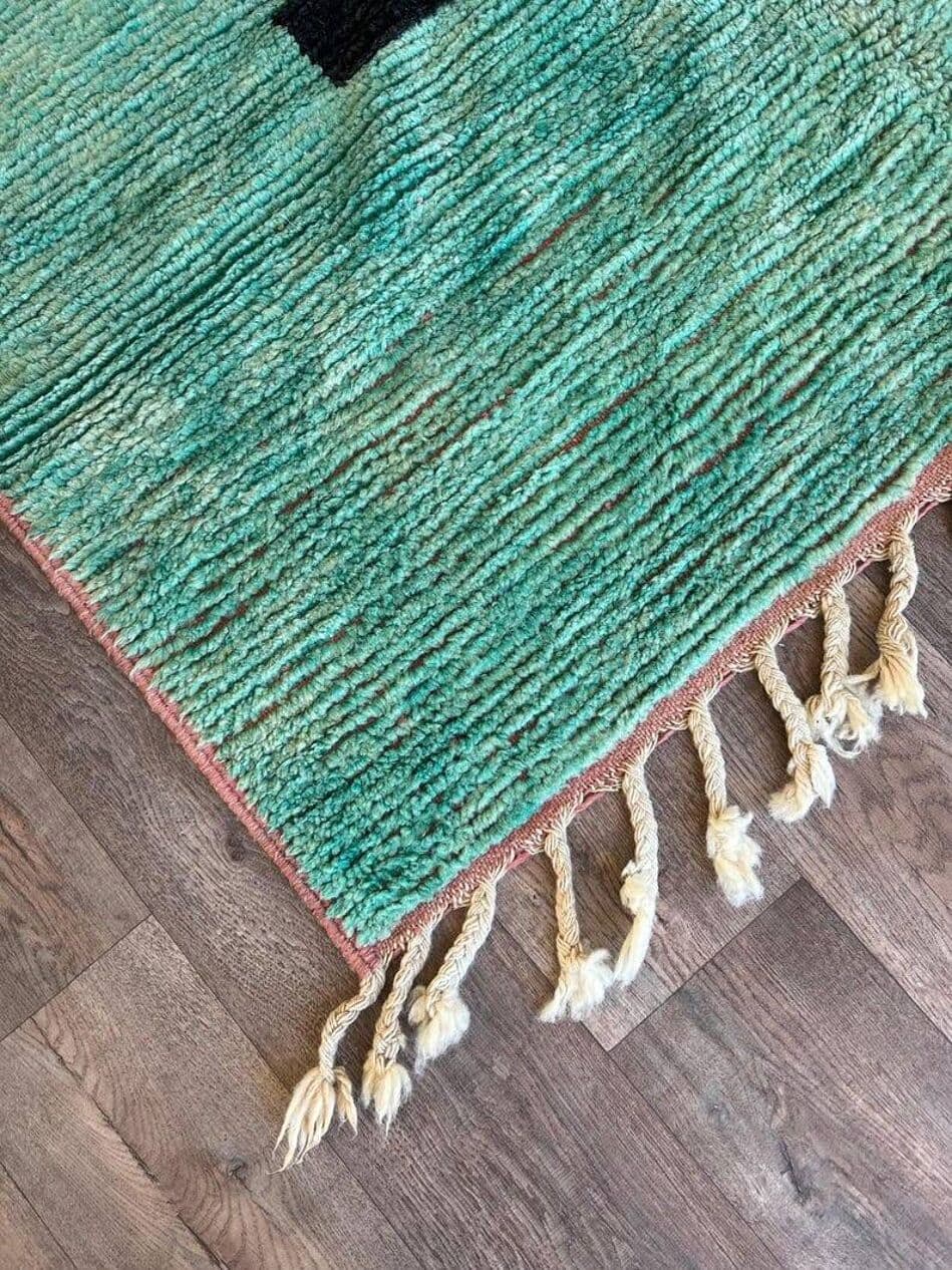 Ręcznie tkany dywan 250x150 cm, wełna, multikolor, Maroko - 202339