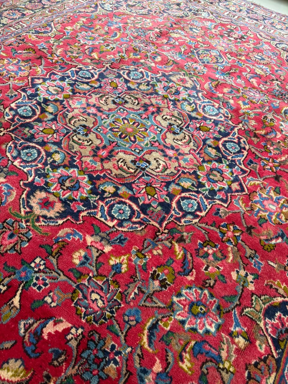 Dywan Keshan, multicolor, wełna, Iran - 201926