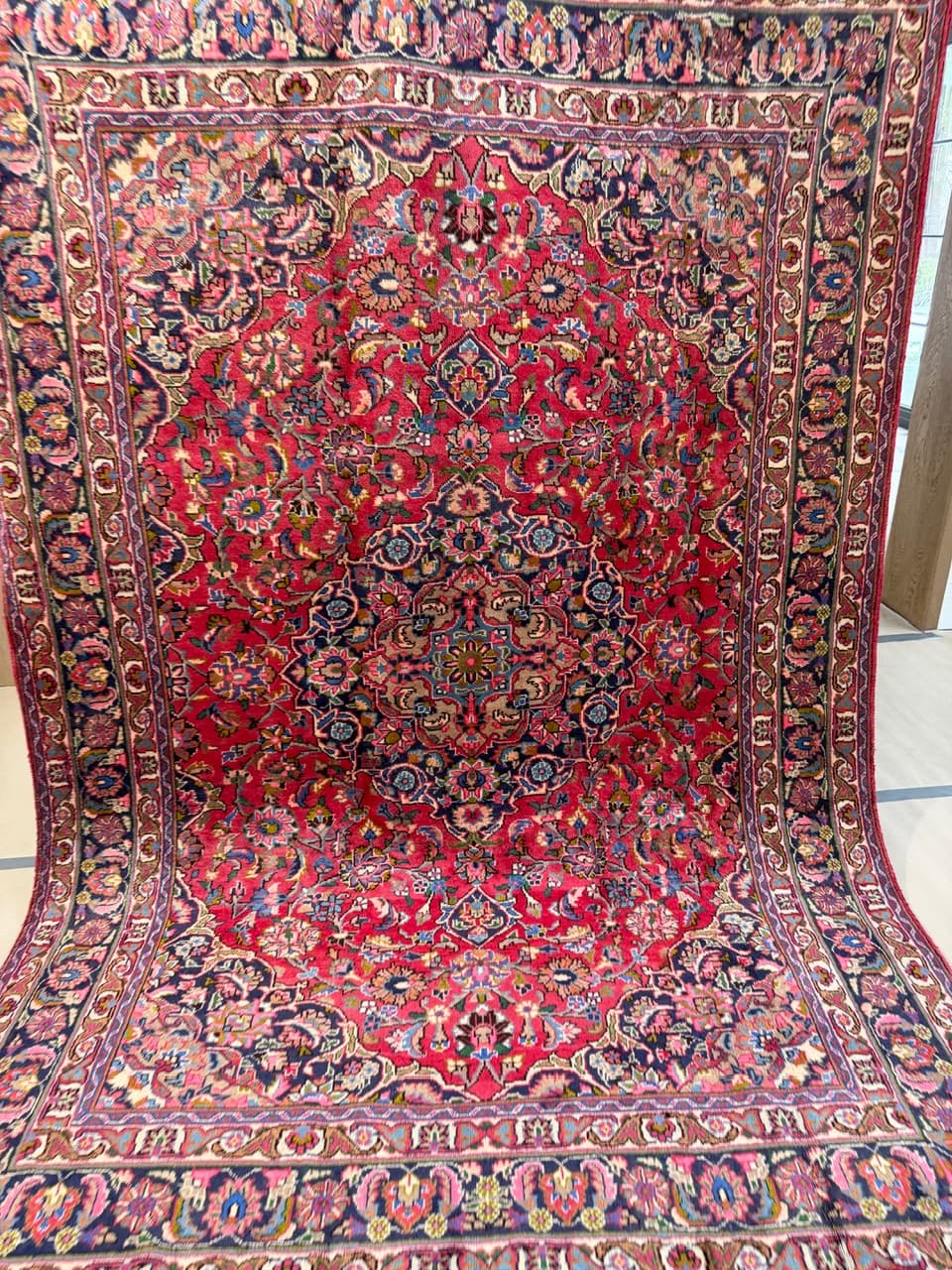 Dywan Keshan, multicolor, wełna, Iran - 201930