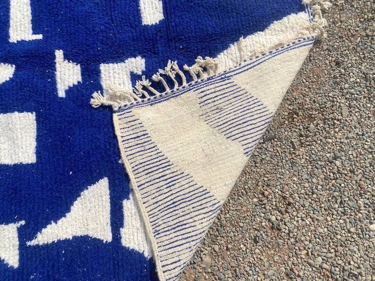 Ręcznie tkany dywan 200x300 cm, wełna, multikolor, Maroko - 202152