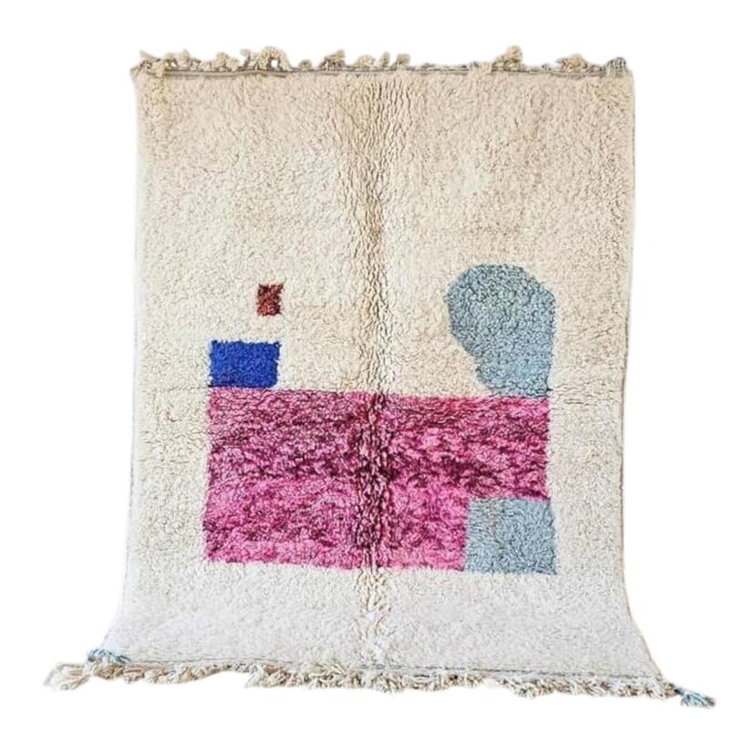 Ręcznie tkany dywan 200x300 cm, wełna, wielokolorowy, Maroko