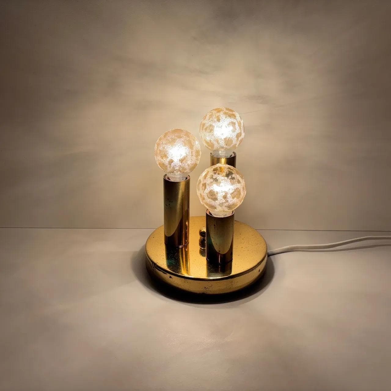 Kinkiet, złoty, mosiądz, Niemcy, lata 70. - 14207