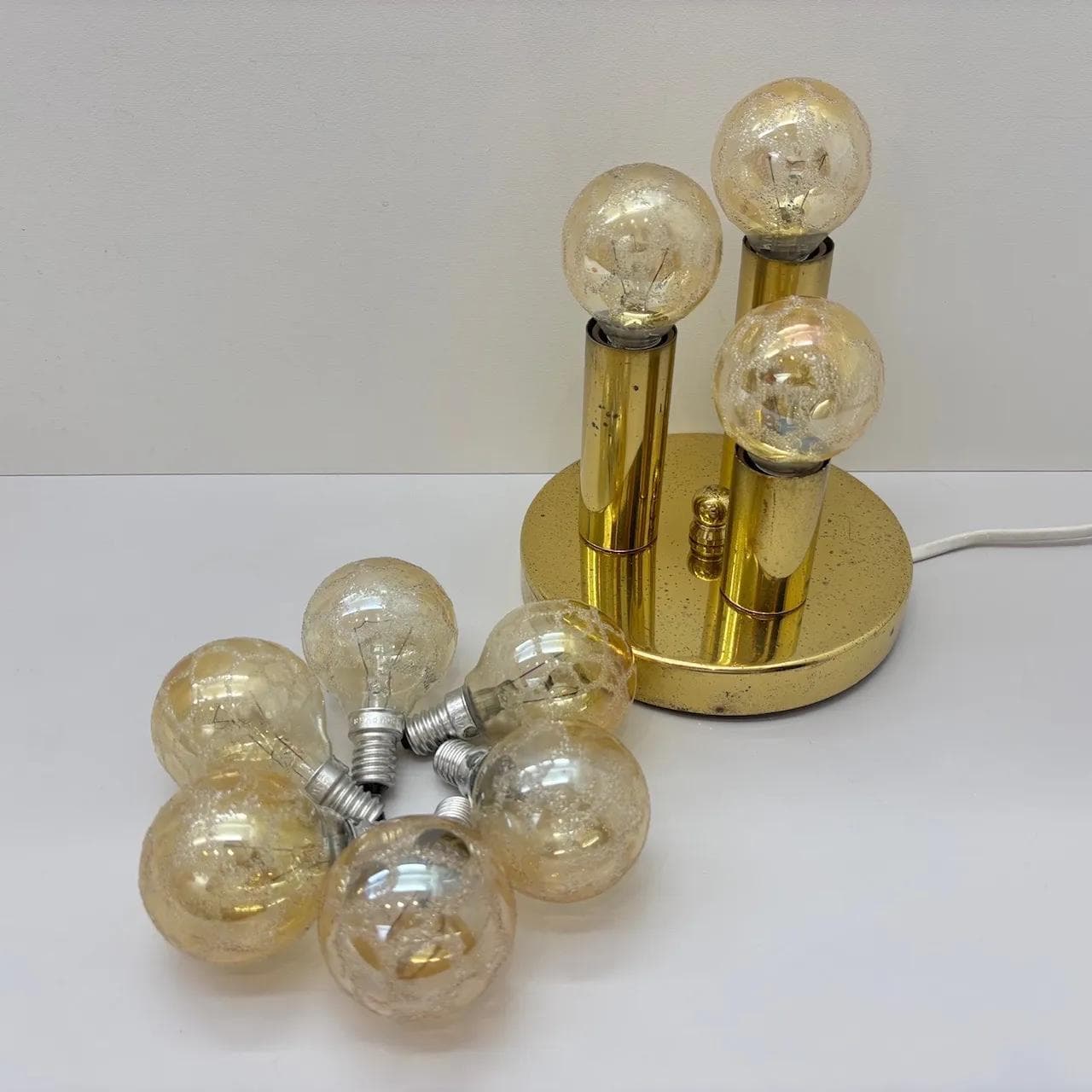 Kinkiet, złoty, mosiądz, Niemcy, lata 70. - 14205