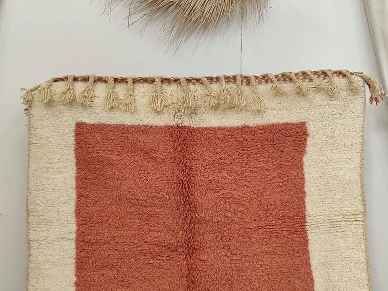 Ręcznie tkany dywan 100x200 cm, wełna, multikolor, Maroko - 203267