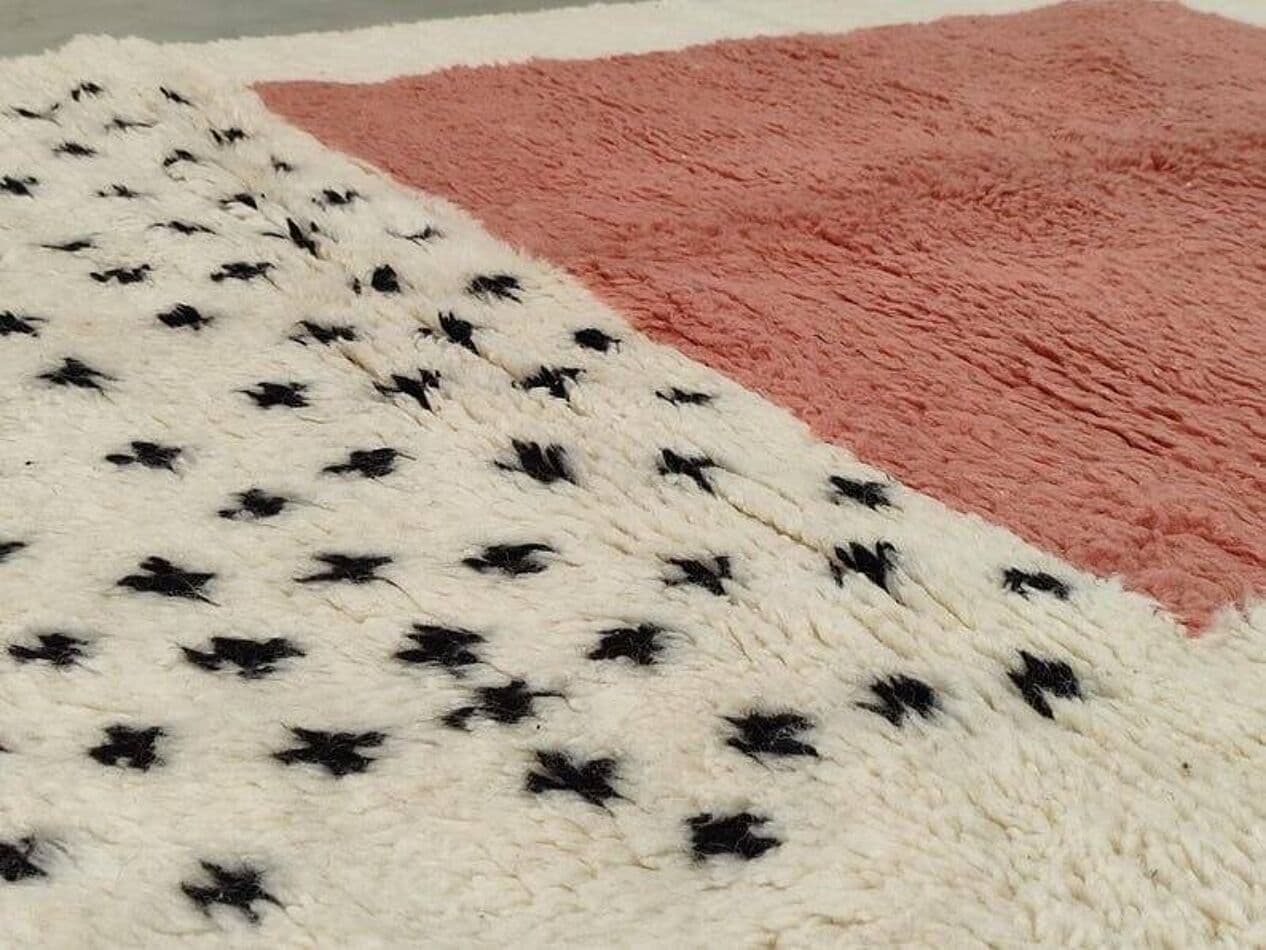 Ręcznie tkany dywan 100x200 cm, wełna, multikolor, Maroko - 203270