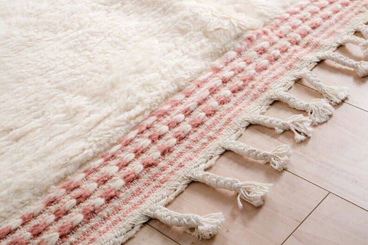 Ręcznie tkany dywan 150x250 cm, wełna, multikolor, Maroko - 203257