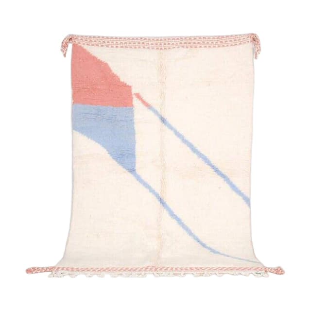 Ręcznie tkany dywan 150x250 cm, wełna, multikolor, Maroko - WYMIARY