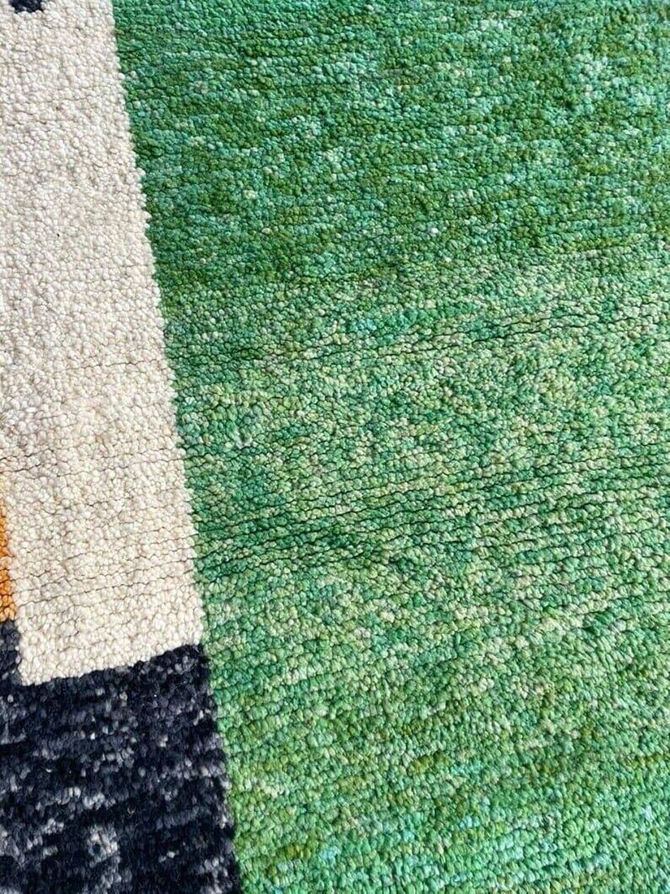 Ręcznie tkany dywan 140x260 cm, wełna, multikolor, Maroko - 203239