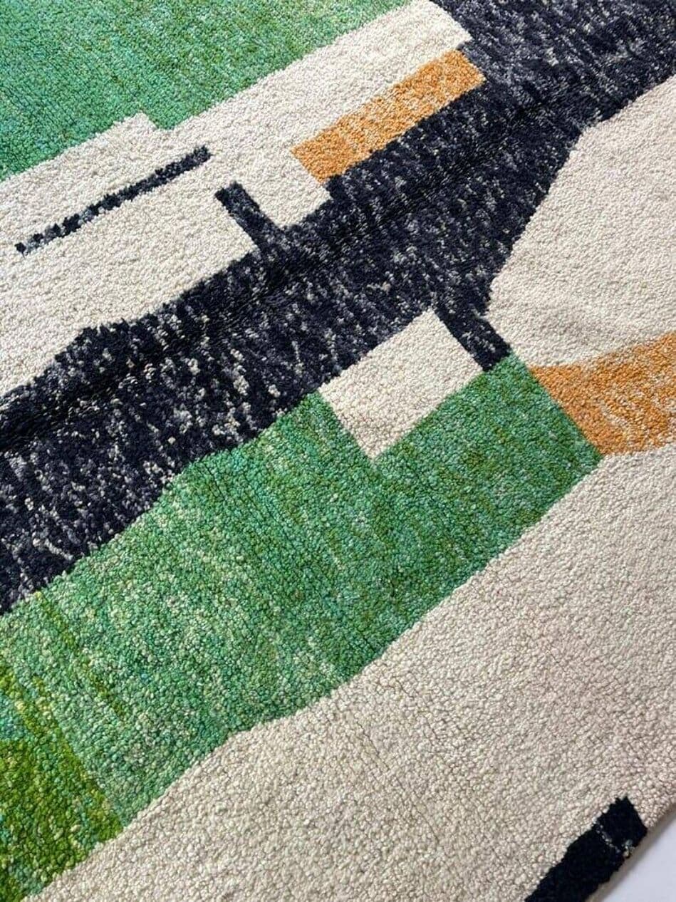 Ręcznie tkany dywan 200x300 cm, wełna, multikolor, Maroko - 205730