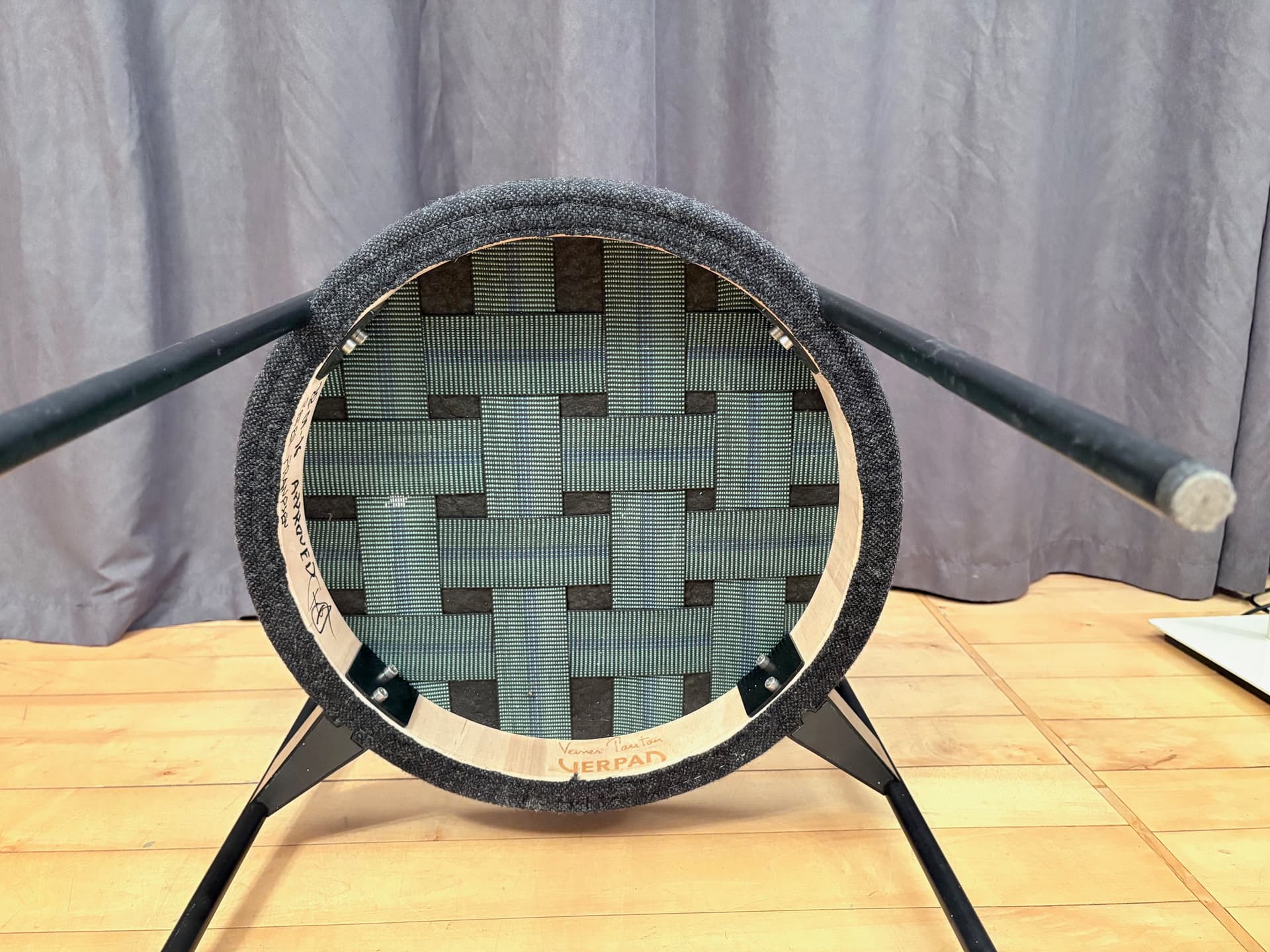 Krzesło 430, szary, proj. V. Panton, Dania - 203357