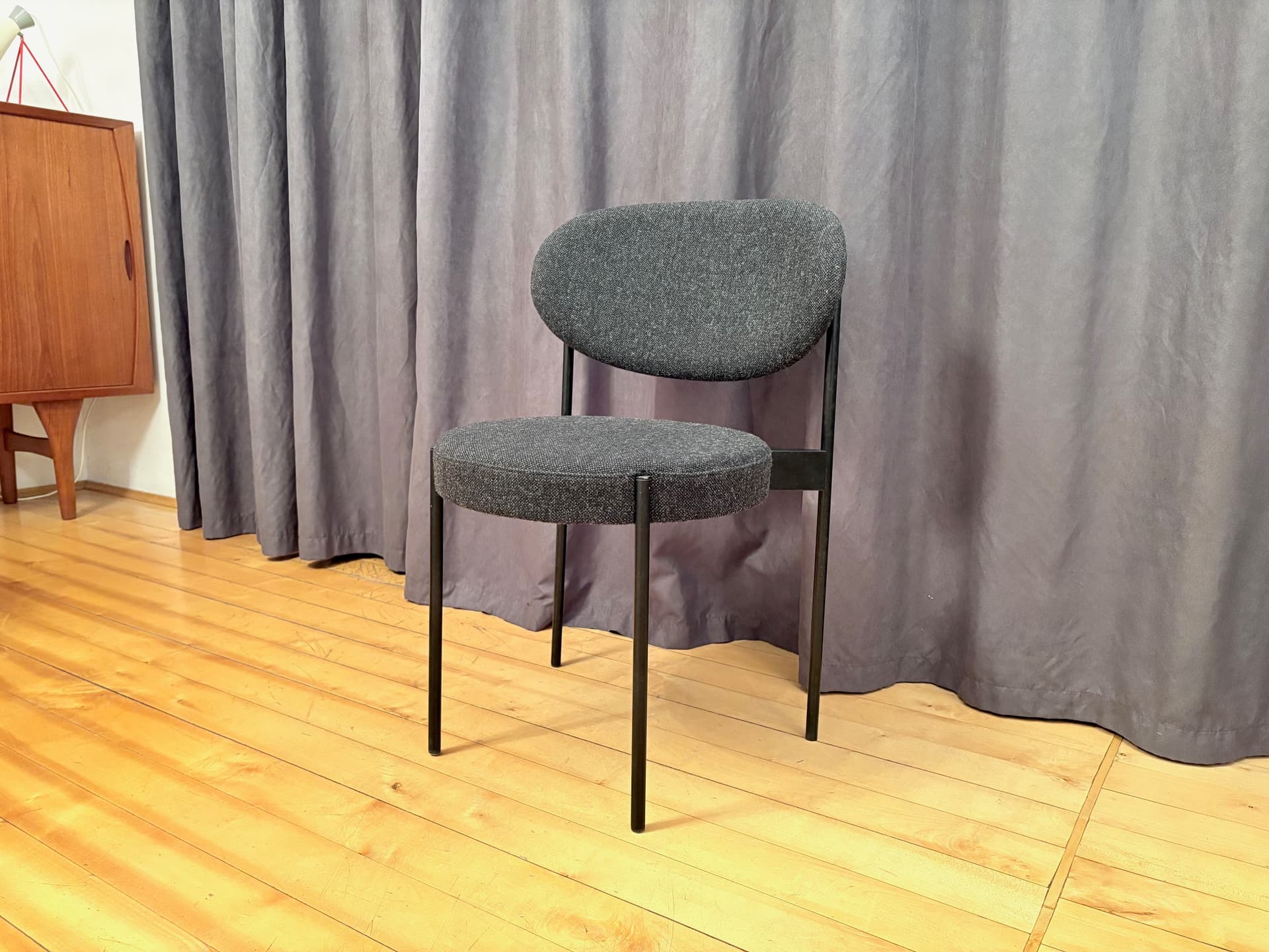 Krzesło 430, szary, proj. V. Panton, Dania - 203352