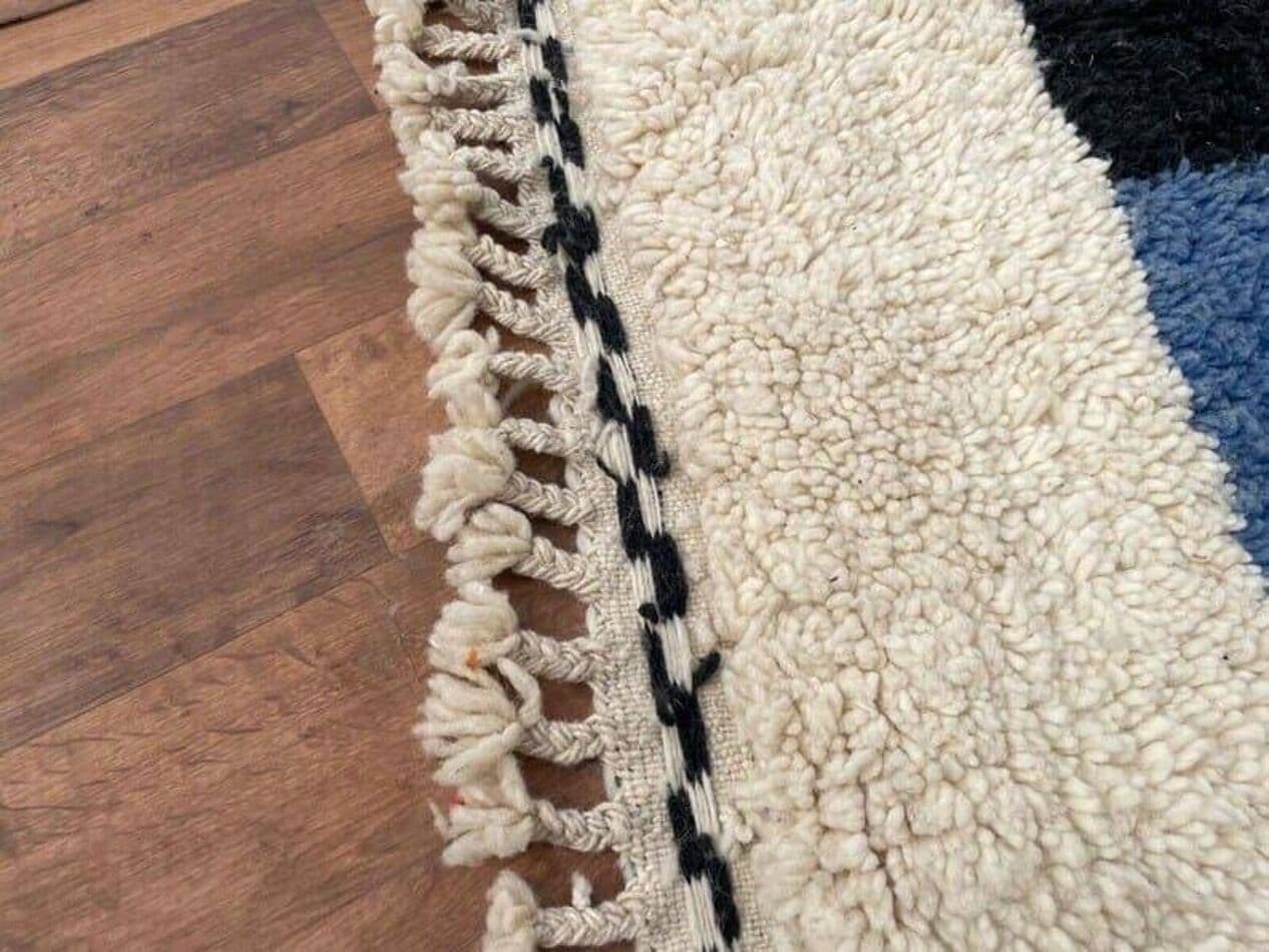 Ręcznie tkany dywan 150x250 cm, wełna, multikolor, Maroko - 205511