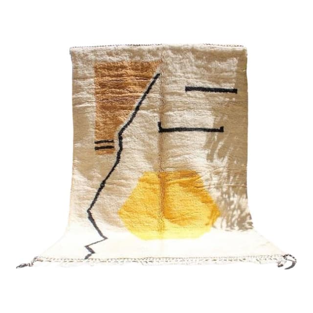 Ręcznie tkany dywan 150x250 cm, wełna, multikolor, Maroko - WYMIARY