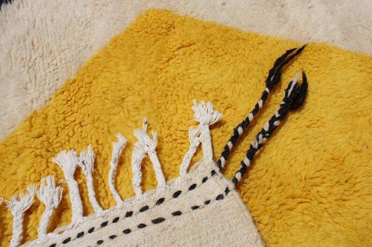 Ręcznie tkany dywan 150x250 cm, wełna, multikolor, Maroko - 205452