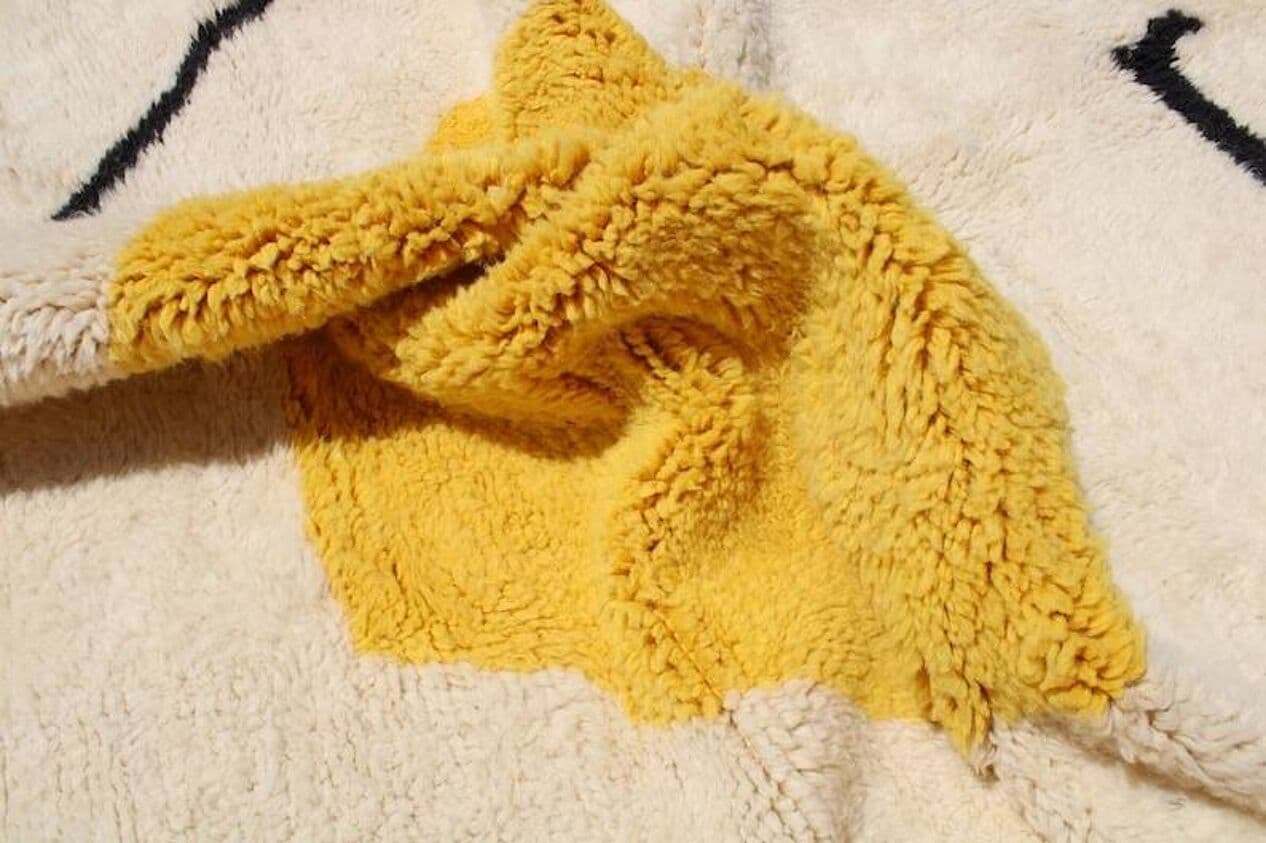 Ręcznie tkany dywan 150x250 cm, wełna, multikolor, Maroko - 205451